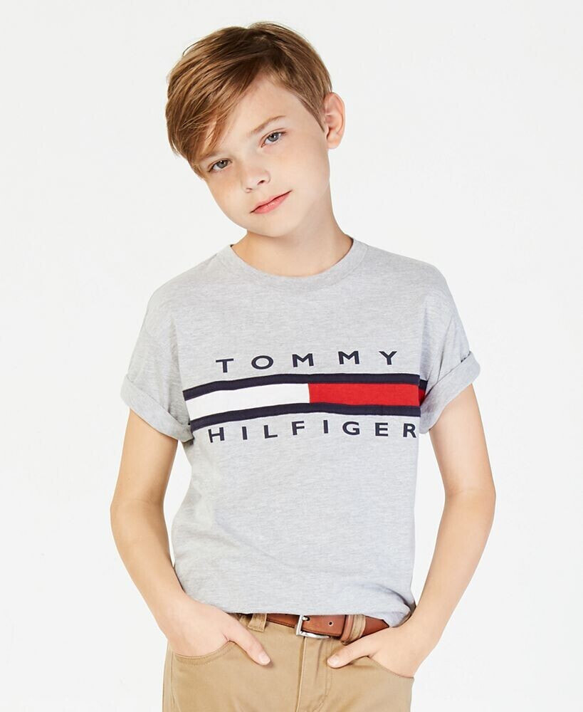 Tommy Hilfiger big Boys Graphic-Print Cotton T-Shirt