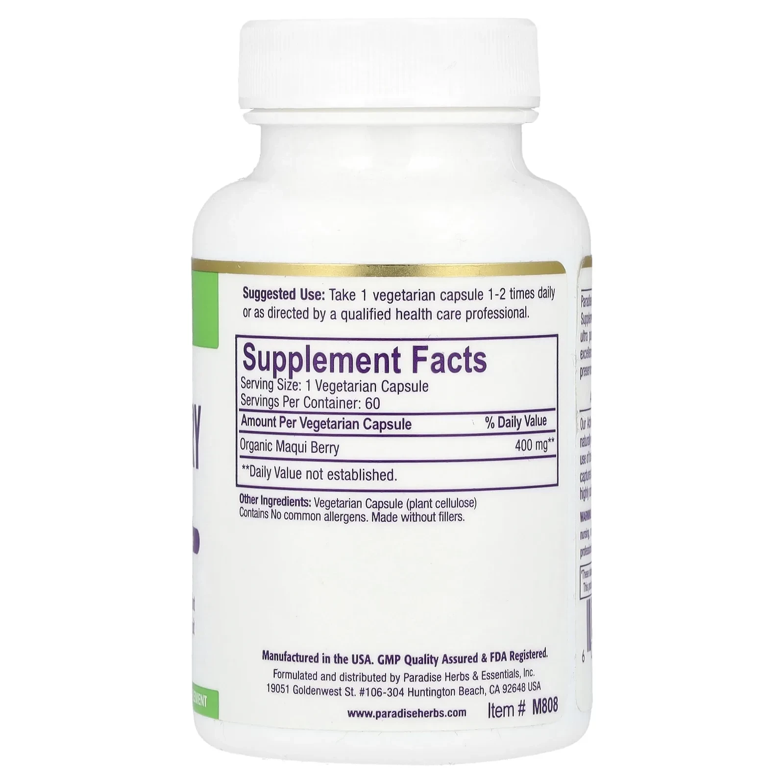 Maqui Berry, 60 Vegetarian Capsules