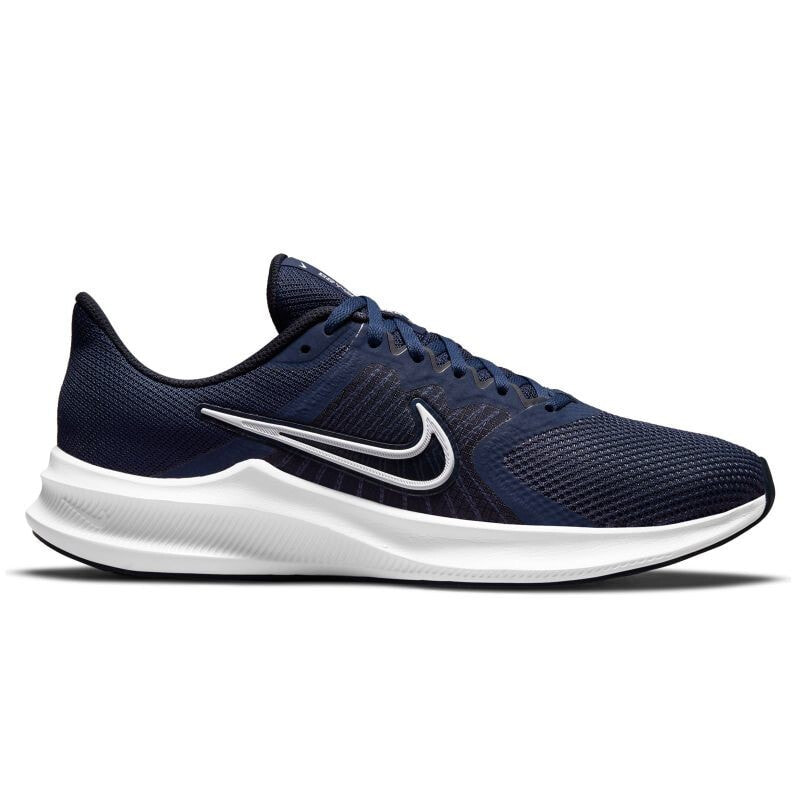 Мужские кроссовки спортивные для бега синие текстильные низкие Nike Downshifter 11 M CW3411-402 running shoe