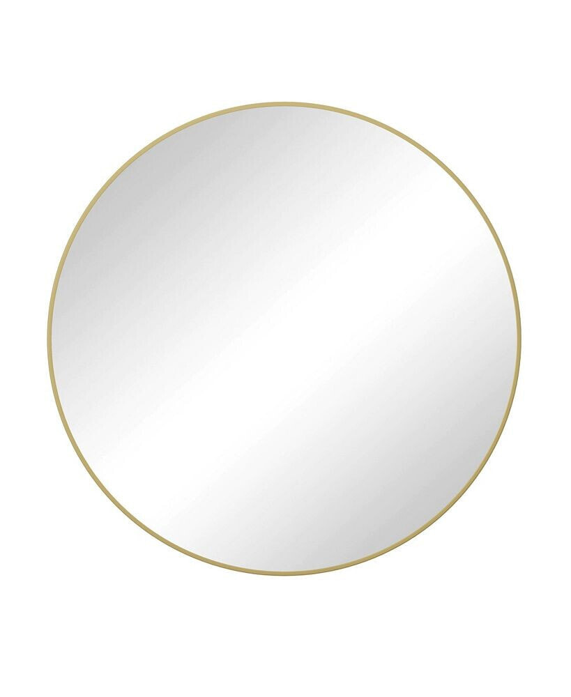 Simplie Fun wall Mirror 36 Inch Gold Circular Mirror Metal Framed Mirror Round Vanity Mirror Dressing Mir