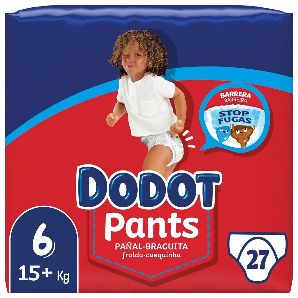 DODOT Size 6 27 Units Diaper Pants