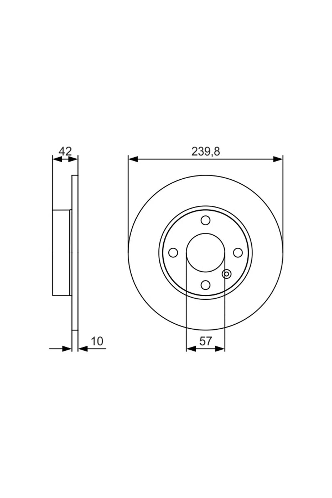 Fren Diski, Arka, [240 / 10-8 Mm]--0986479s52--holden; Opel; Vauxhall