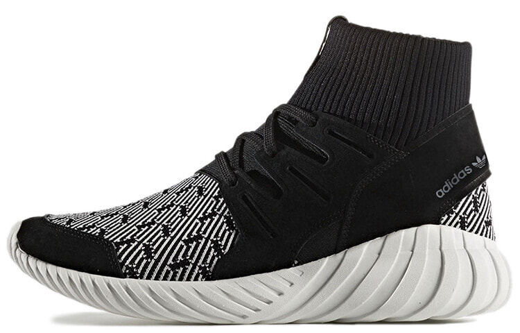 adidas originals Tubular Doom 减震防滑 高帮运动鞋 黑白色 / Кроссовки Adidas originals Tubular Doom S80096