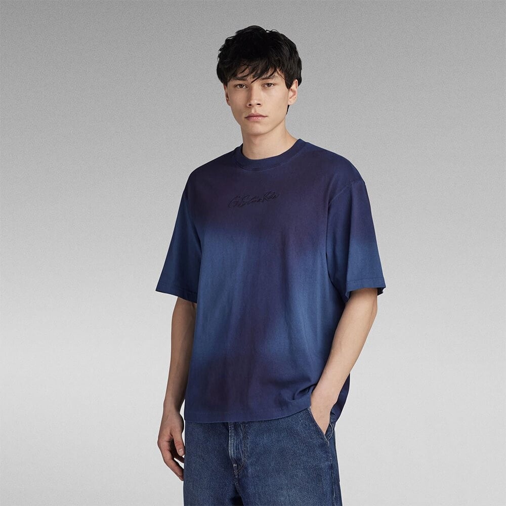 G-STAR Spray Autograph Boxy Short Sleeve T-Shirt