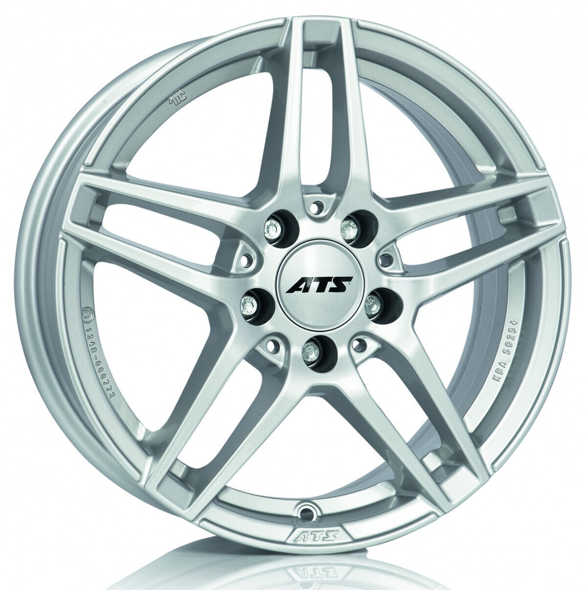 Колесный диск литой ATS Mizar polar-silber 8x18 ET48 - LK5/112 ML66.5