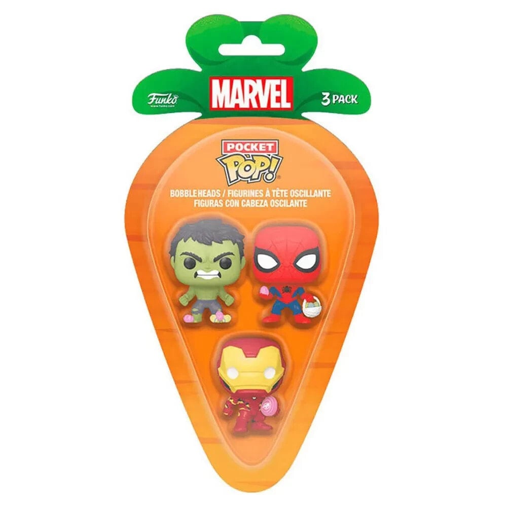 FUNKO Carrot Pocket POP Marvel Spiderman Hulk Iron Man