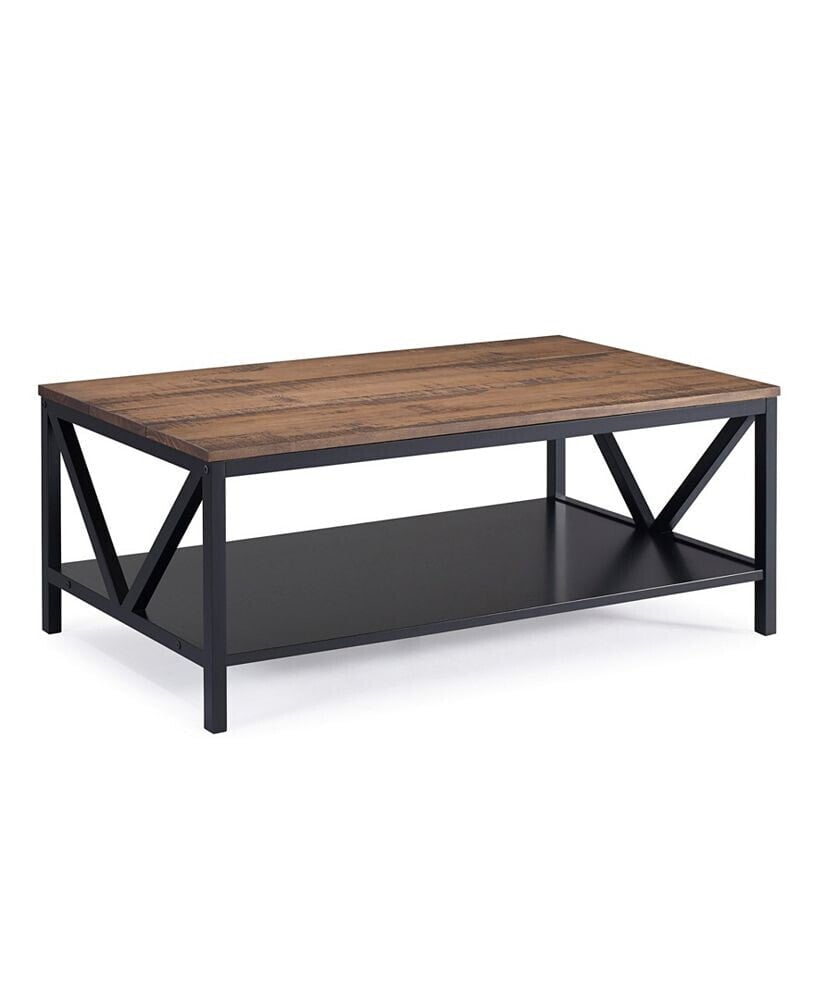 Walker Edison distressed Farmhouse Coffee Table