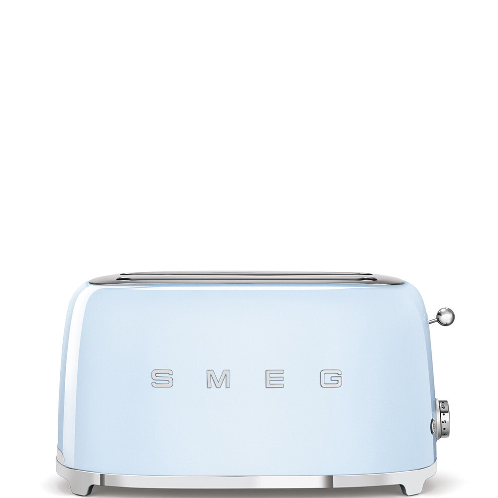 Smeg TSF02PBEU тостер 4 ломтик(а) Синий 1500 W
