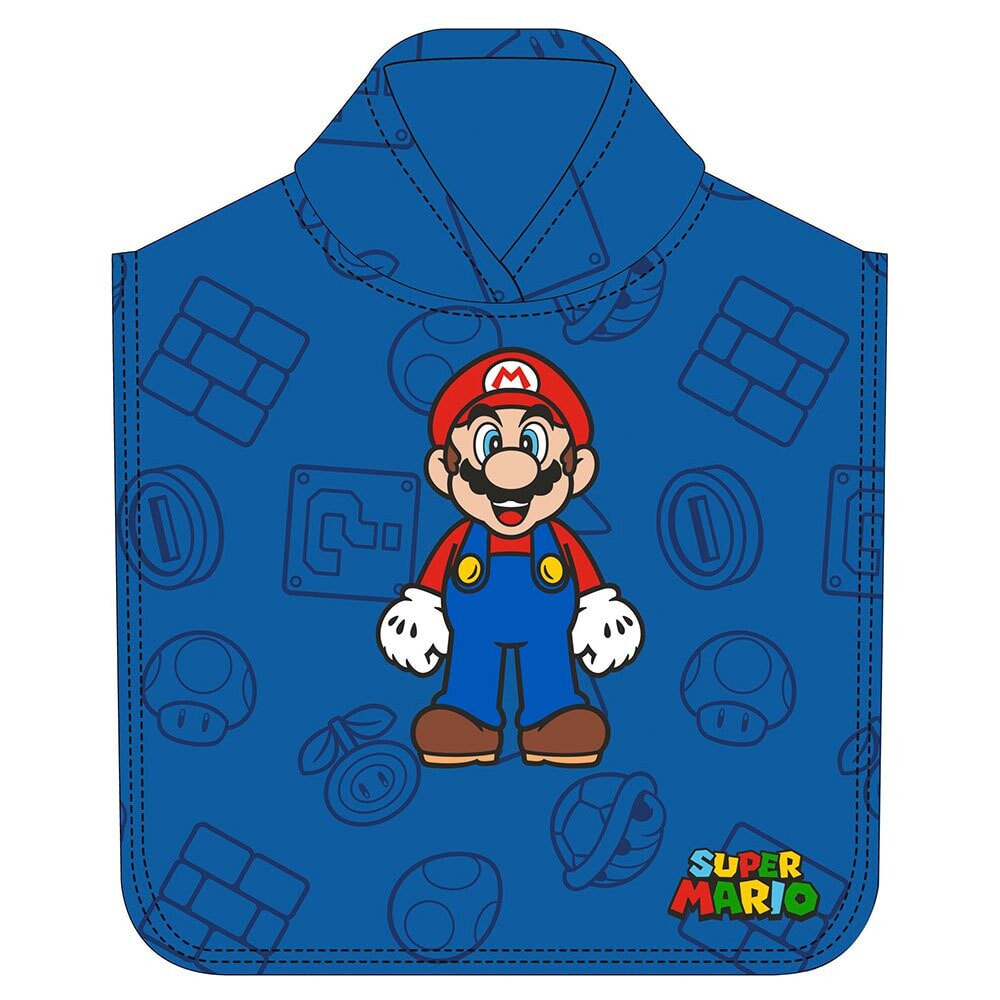 SAFTA Super Mario Microfiber Sonic Let´S Roll Poncho
