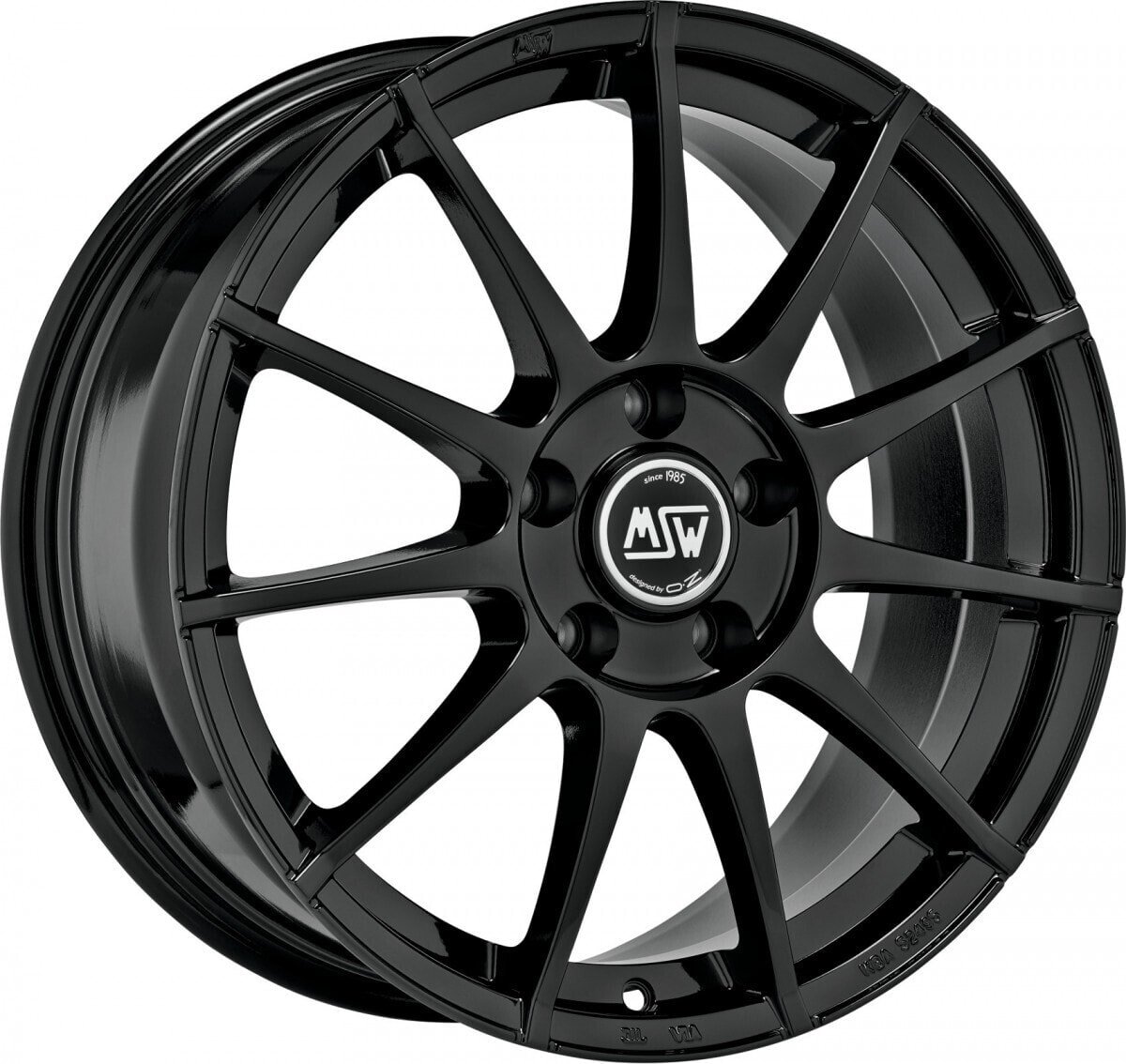 Колесный диск литой MSW MSW 85 gloss black 6x15 ET32 - LK4/108 ML65.06