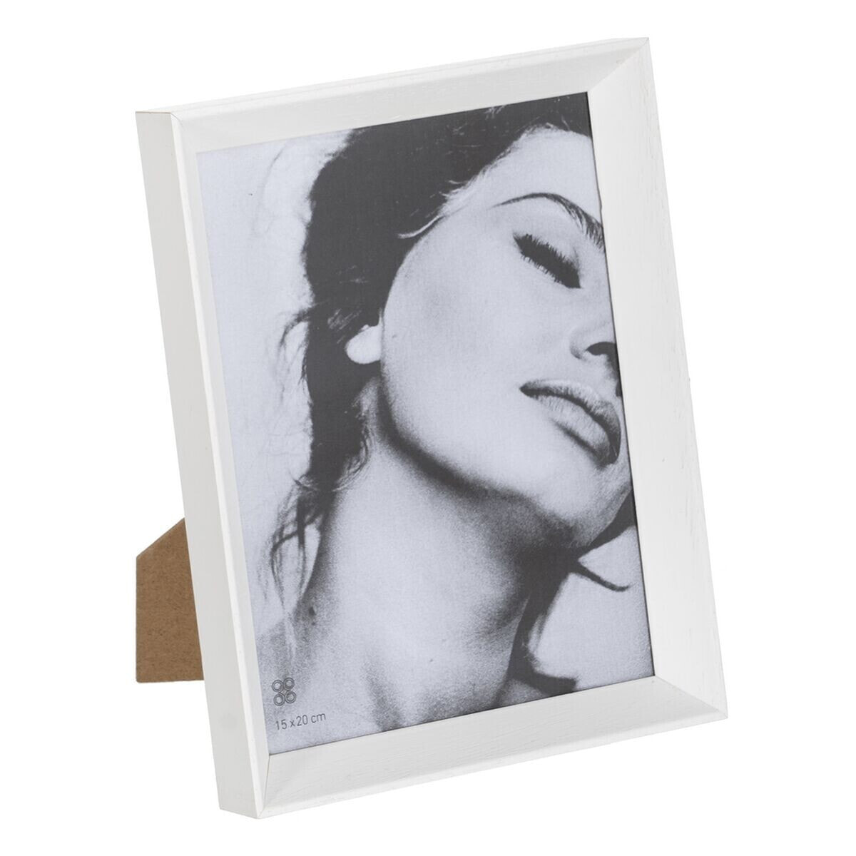 Photo frame White Wood Crystal 17 x 2,5 x 22,5 cm