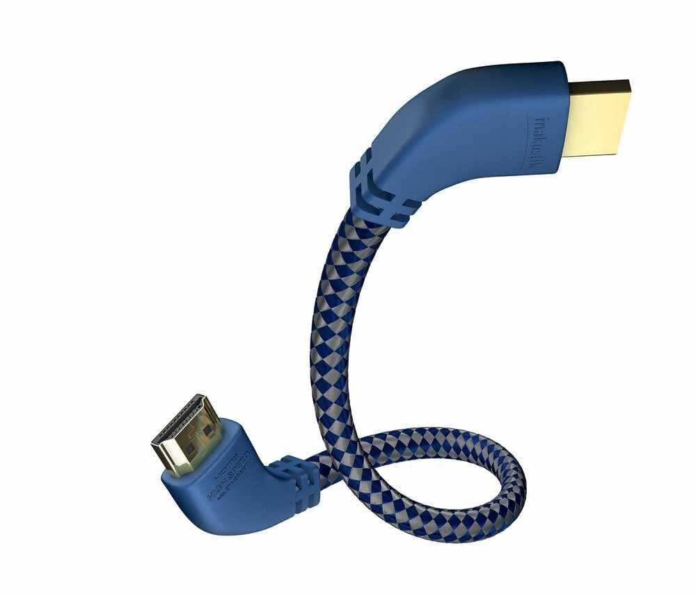 Inakustik 0042502 HDMI кабель 2 m HDMI Тип A (Стандарт) Синий, Серебристый