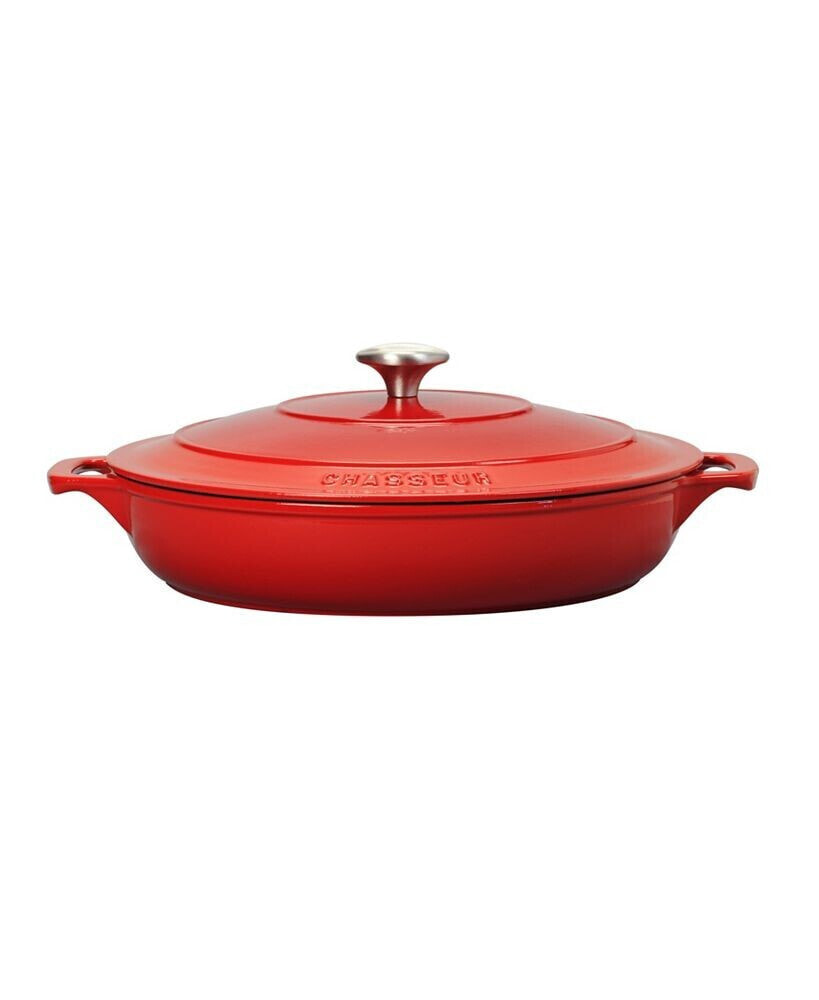 French Enameled Cast Iron 2.6 Qt. Braiser with Lid