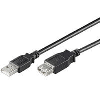 Goobay USB Verl AA 030 HiSpeed 0.3m USB кабель 0,3 m USB A Черный 68622