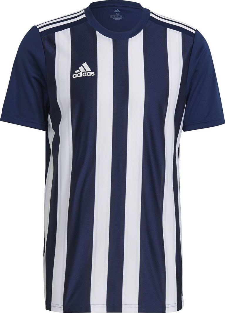 Мужская спортивная футболка Adidas Koszulka adidas STRIPED 21 JSY GN5847 GN5847 granatowy S