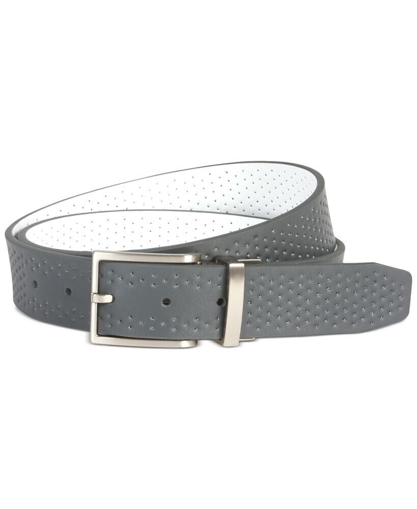 Nike men's Reversible Perforated Leather Belt, Created for Macy's