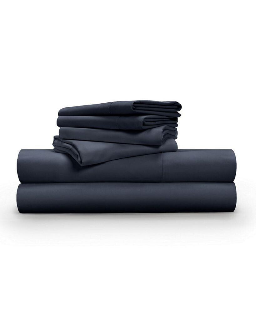 Pillow Guy 600 Thread Count Luxe Soft & Smooth Tencel 6 piece Sheet Set