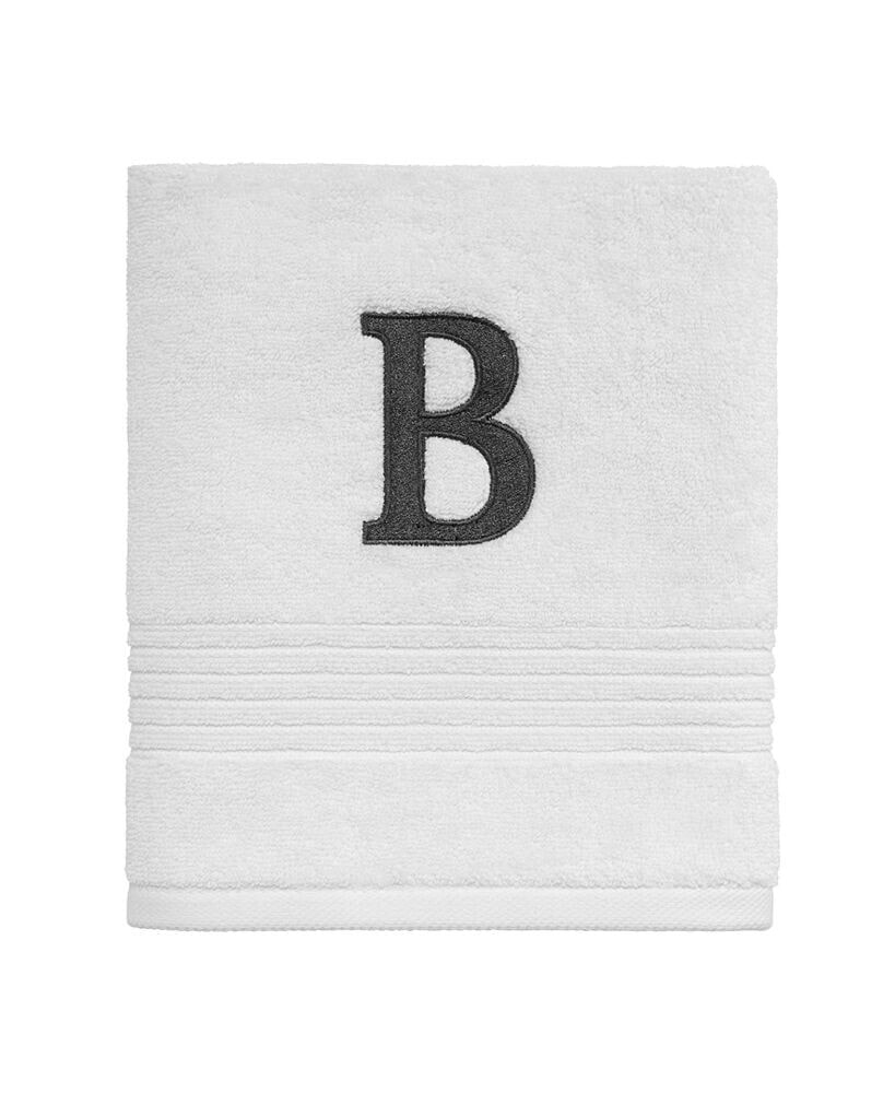 Avanti block Monogram Initial Cotton Hand Towel, 16