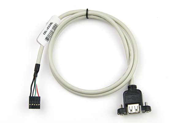 Supermicro CBL-0339L кабельный разъем/переходник IDC USB A Черный, Серый