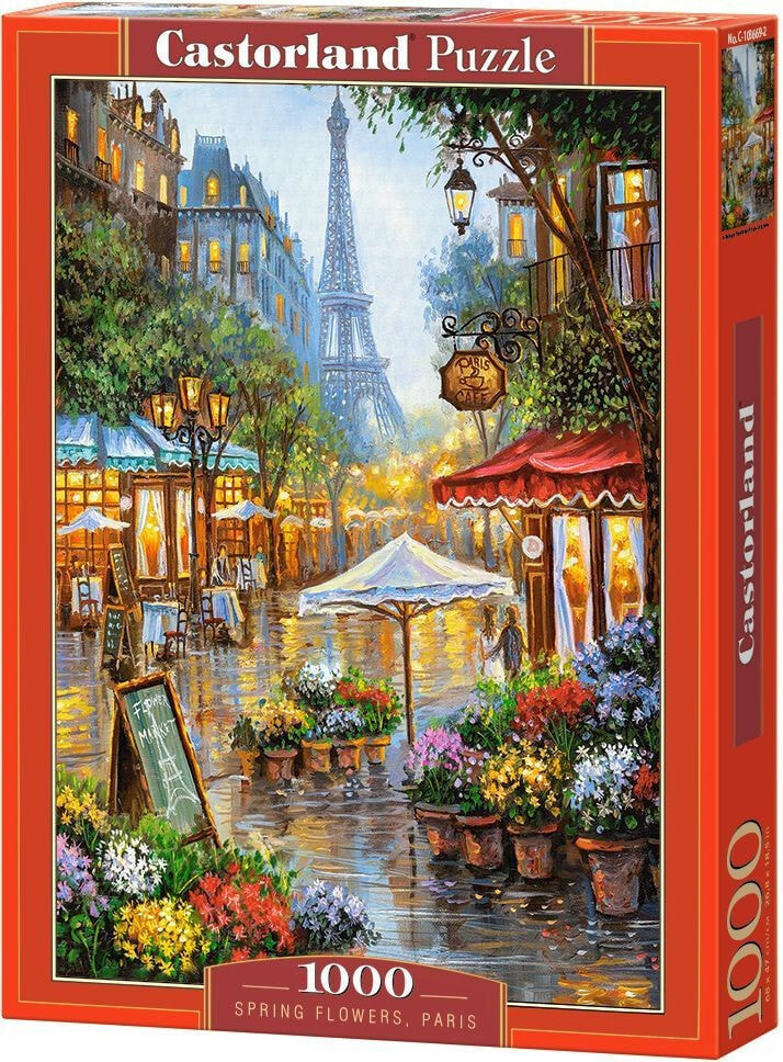 Castorland Puzzle 1000 Wiosenne Kwiaty, Paris