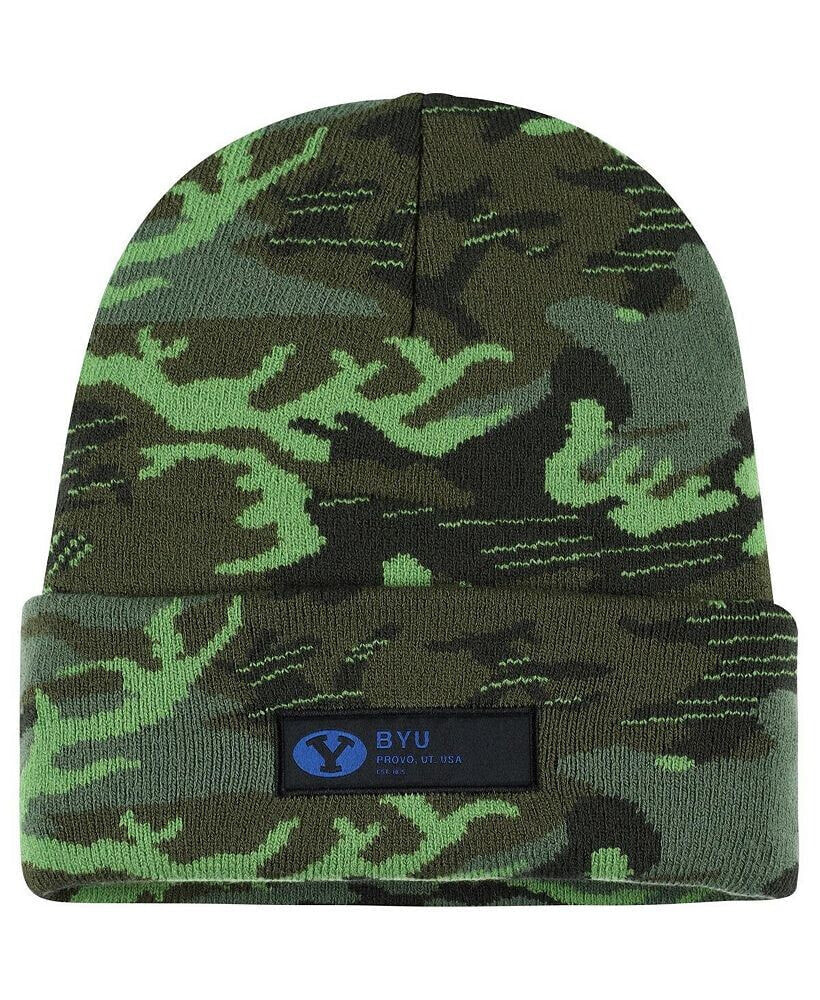 Nike men's Camo BYU Cougars Veterans Day Cuffed Knit Hat