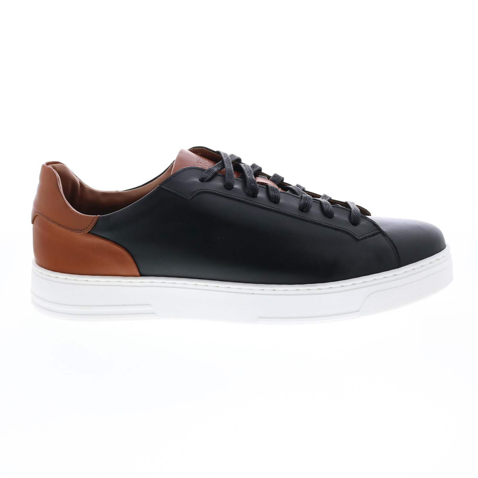 Bruno Magli Raffaele BM1RFLA0P Mens Black Leather Lifestyle Sneakers Shoes