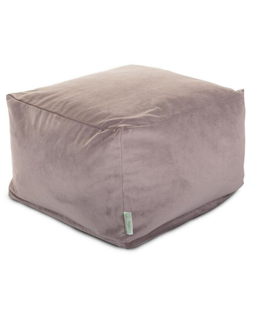 Majestic Home Goods polyester Ottoman Square Pouf 27