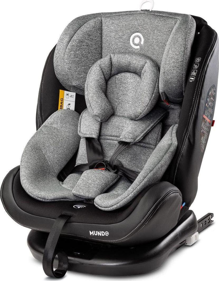 Fotelik samochodowy Caretero CARETERO FOTELIK MUNDO ISOFIX 0-36KG GREY