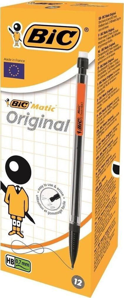 Набор чернографитных карандашей для детей Bic Ołówek Matic Orginal (12szt) BIC