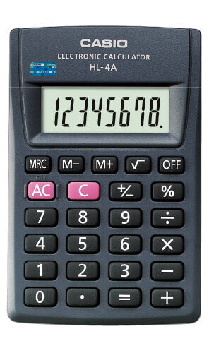Casio HL-4A калькулятор Карман Базовый