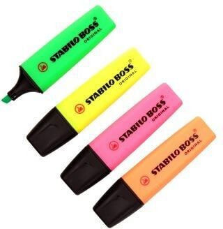 Stabilo Highlighter BOSS 4 pcs. mix of colors (70/4)
