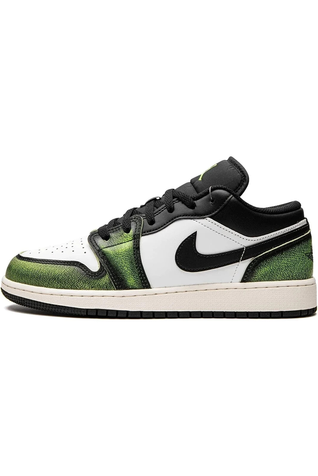 Air Jordan 1 Low White Black Green Sneaker