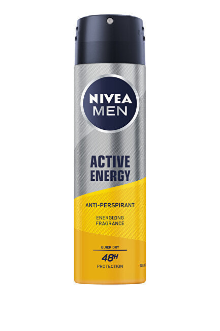 Nivea Active Energy Antiperspirant for Men Ароматизированный антиперспирант-спрей для мужчин 150 мл