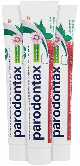 Zahnpasten-Set - Parodontax Herbal Fresh (toothpaste/3x75ml)