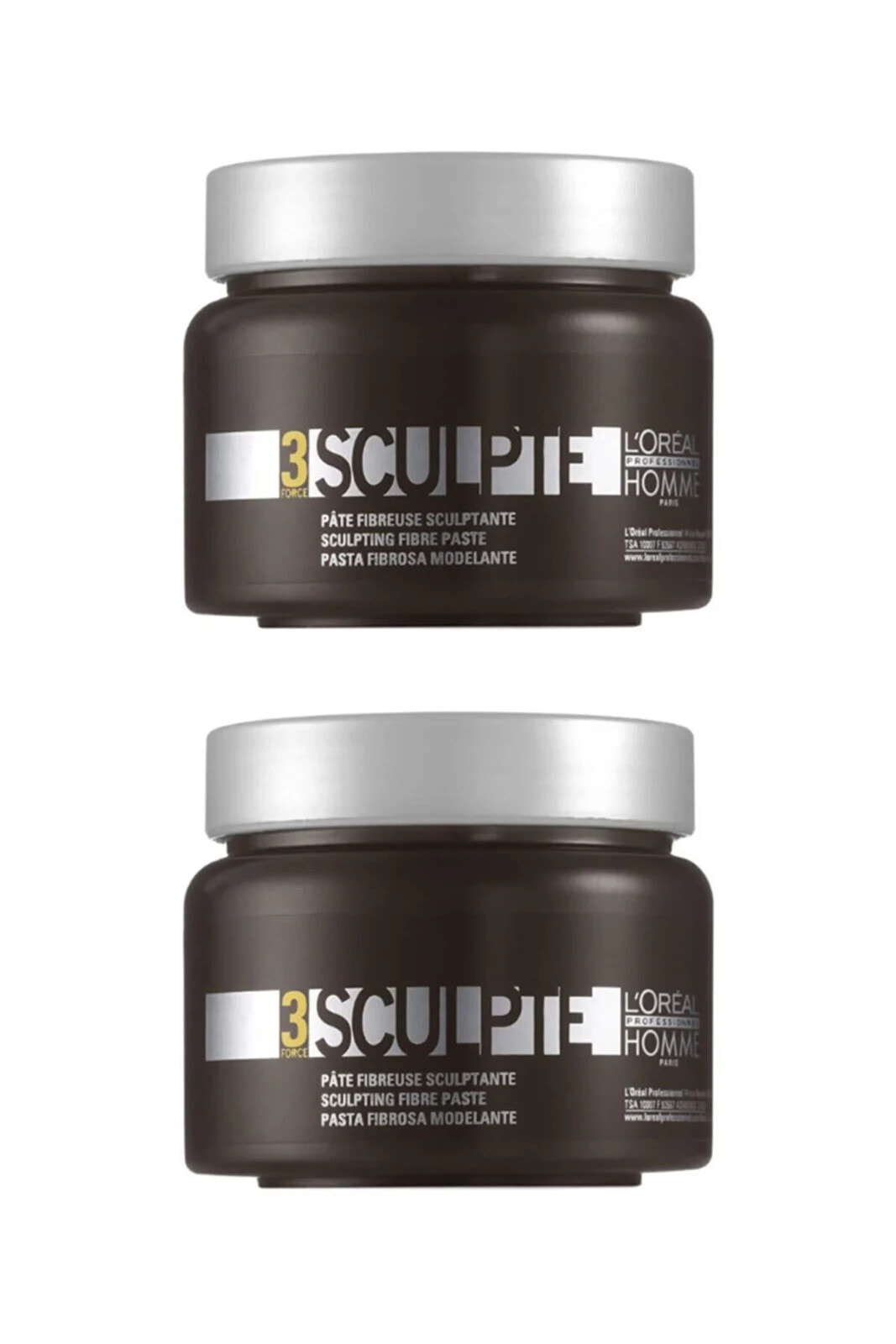 Loreal Homme Sculpte Lifli Macun Şekillndirici 150 ml x 2 Adet