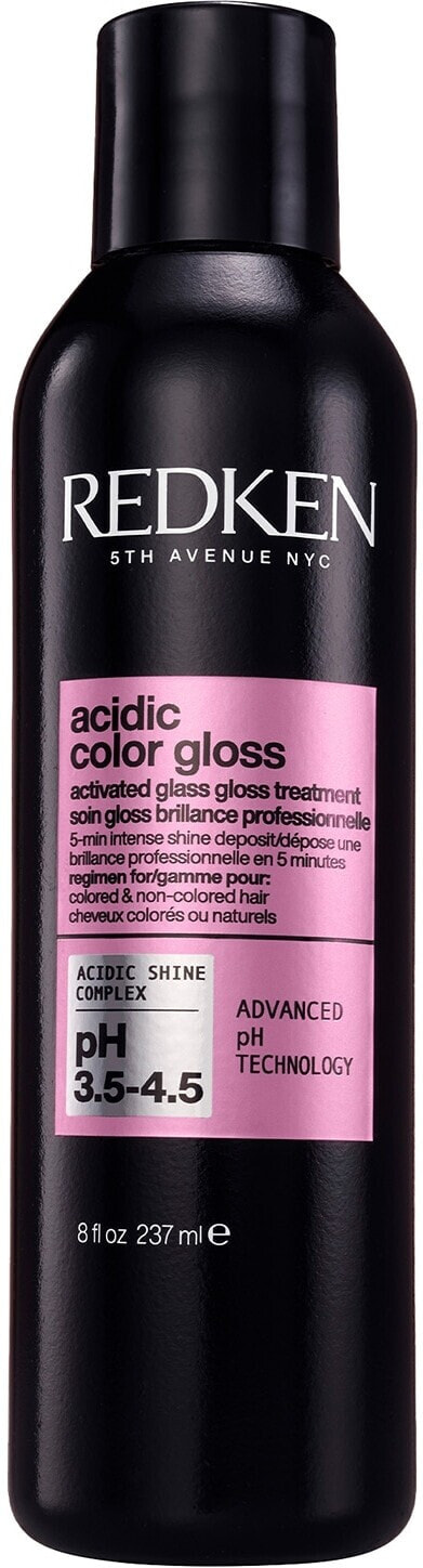 Pflege für intensiven Glanz von coloriertem und natürlichem Haar - Redken Acidic Color Gloss Activated Glass Gloss Treatment