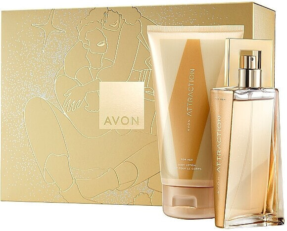 Avon Attraction - Duftset (Eau de Parfum 50ml + Körperlotion 150ml)