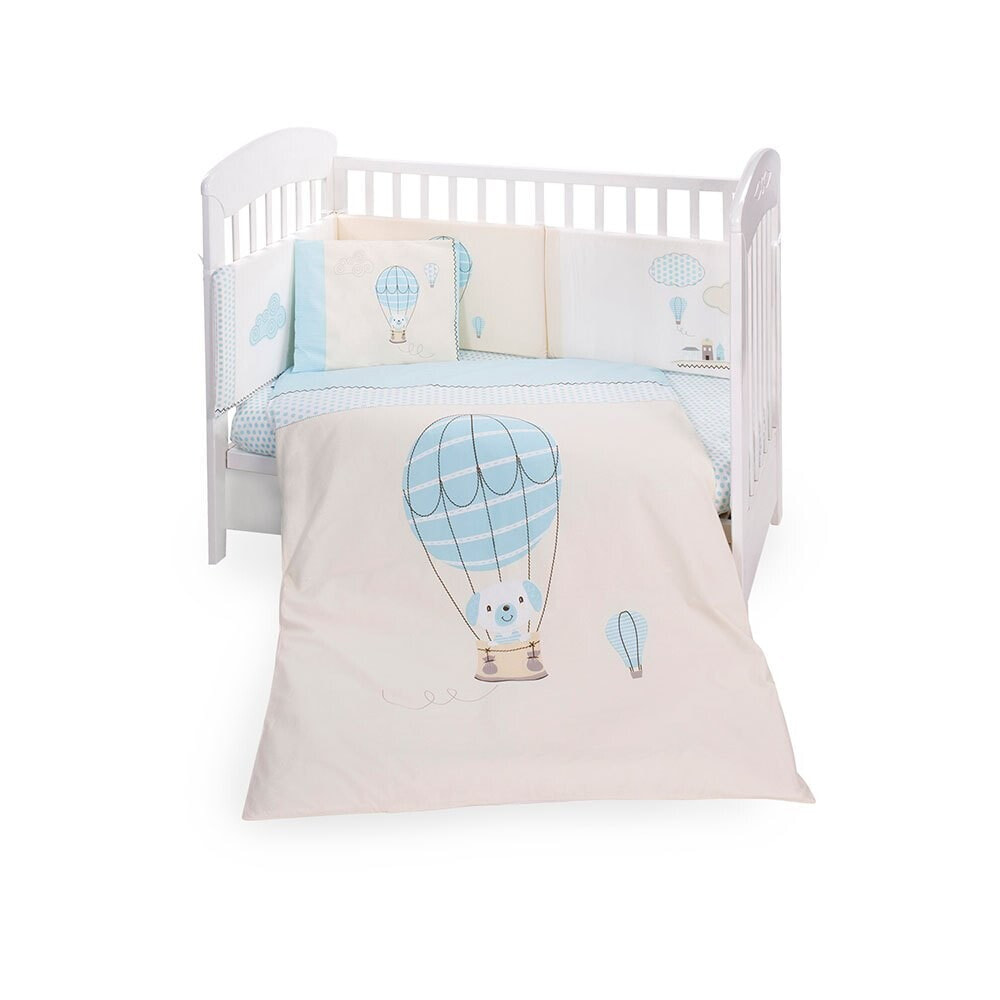 KIKKABOO 6 Piece Bed 60/120 Cm Puppy On Ballon