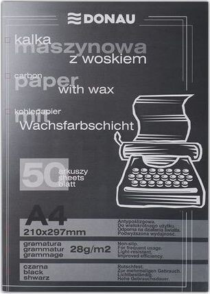 Staples Carbon paper A4, black, 50 sheets