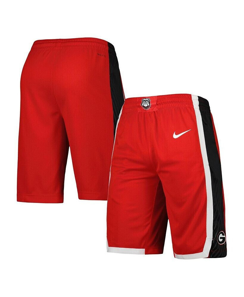 Nike men's Red Georgia Bulldogs Replica Team Basketball Shorts