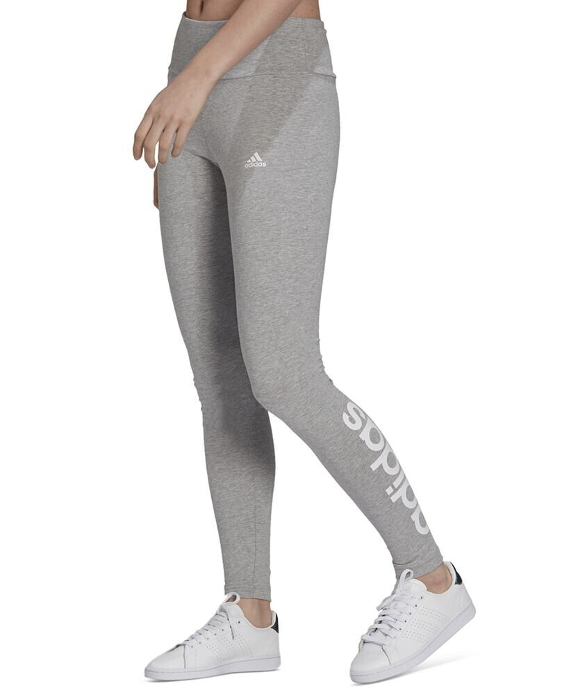 adidas women's Linear-Logo Full Length Leggings, XS-4X