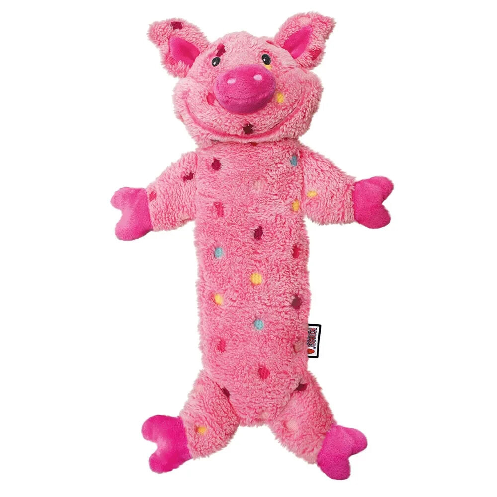 KONG Low Stuff Speckles Pig plush