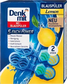 WC-Blauspüler Lemon , 2 St