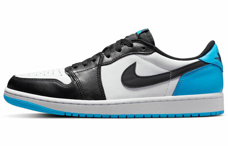 Jordan Air Jordan 1 Low 'Black and Dark Powder Blue' 复古篮球鞋 男女同款 黑白蓝 / Кроссовки Jordan Air Jordan 1 Low 'Black and Dark Powder Blue' CZ0790-104