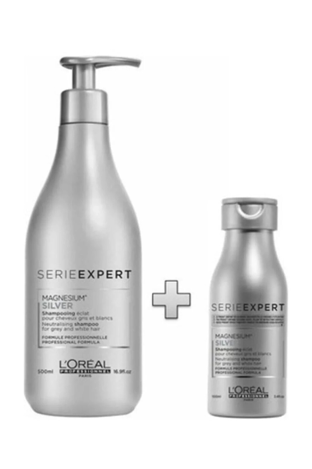 Saç Bakım Şampuanı 500 ml Ve L'oréal Professionnel Serie Expert Silver Saç Kremi 100 ml