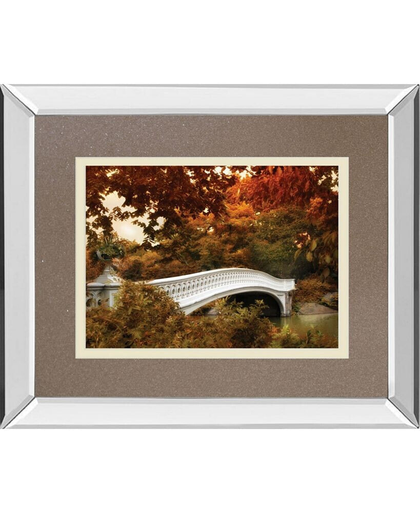 Classy Art bow Bridge by Tom Reeves Mirror Framed Print Wall Art, 34