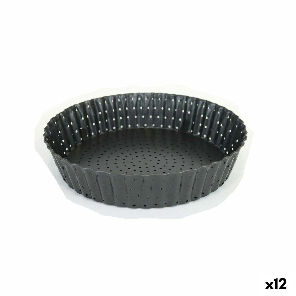 Cake Mould Quttin Drilled Detachable 20 x 5 cm (12 Units)