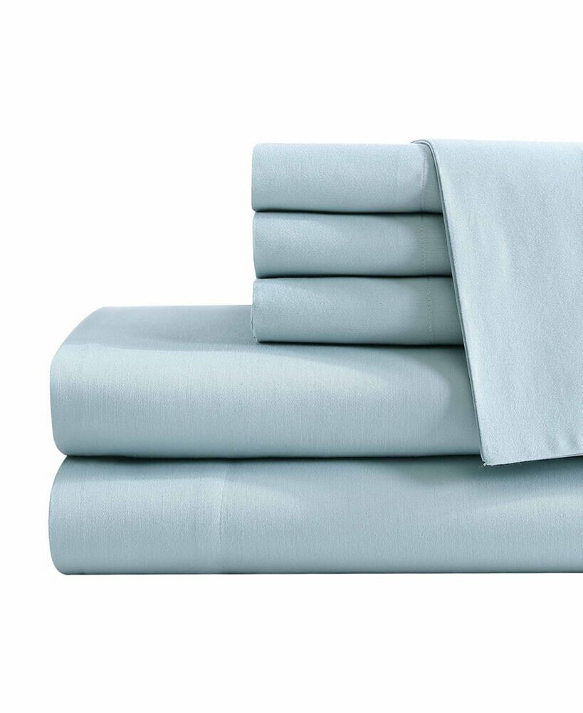 Tommy Bahama Home solid 1000-Thread Count Sateen 6 Piece Sheet Set, King