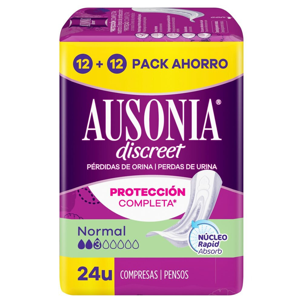 AUSONIA Normal Discreet 24 Units Compresses