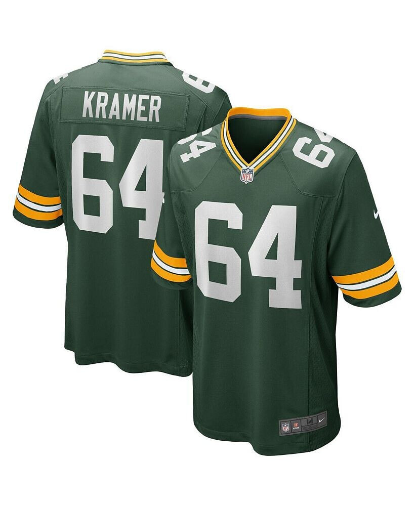Men's Jerry Kramer Green Green Bay Packers Game Retired Player Jersey